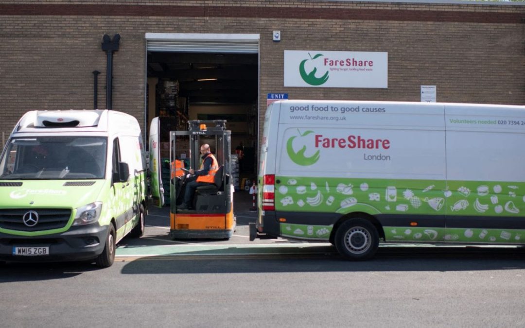 FAre Share workers loading a van