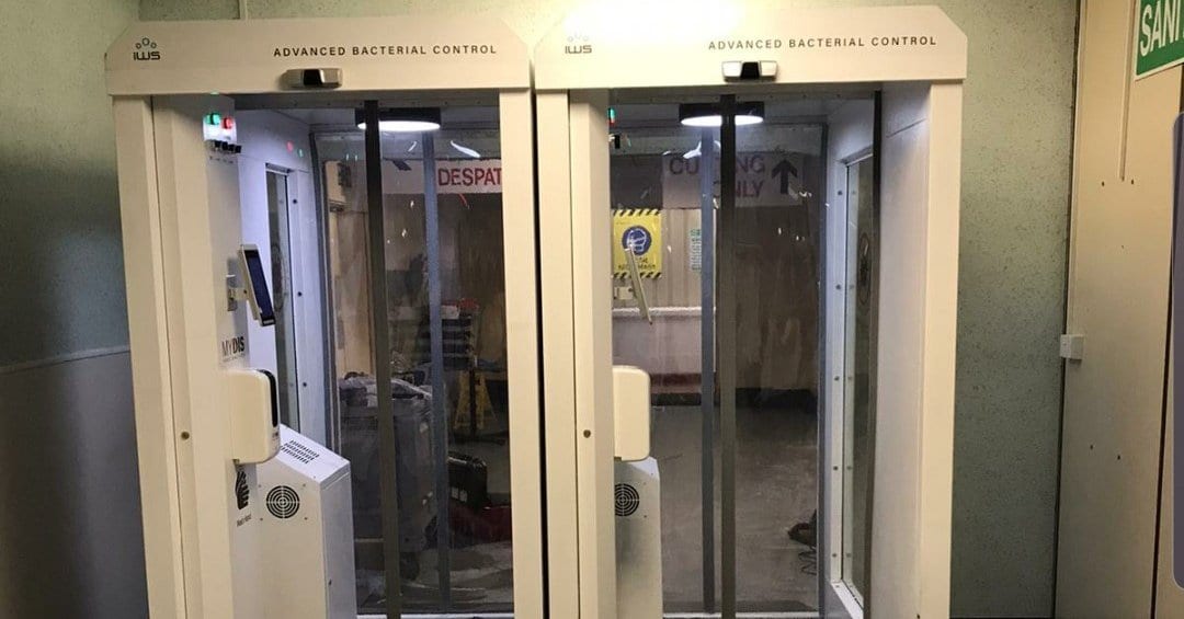 new disinfection booths at banham poultry