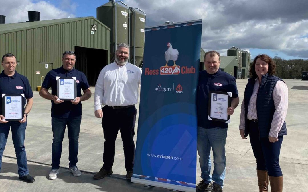 East Yorkshire poultry business managers join Aviagen’s Ross 420 Club