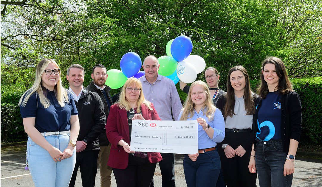 Moy Park team raises £118,000 for Alzheimers Society